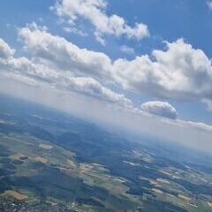 Flugwegposition um 13:15:10: Aufgenommen in der Nähe von Heidenheim, Deutschland in 1569 Meter